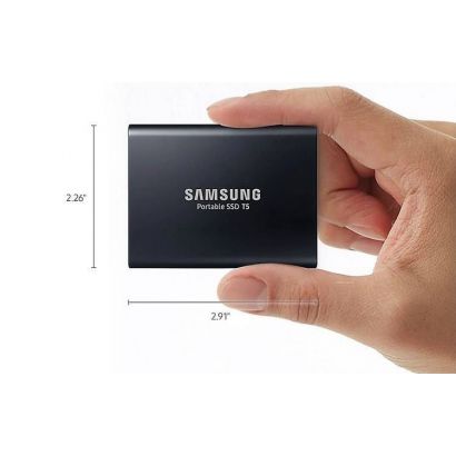1 To Samsung Disque Dur Externe SSD Portable T5 MU-PA1T0B/EU 