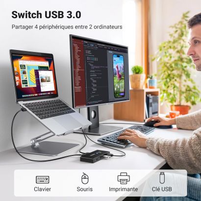UGREEN Switch USB 3.0...