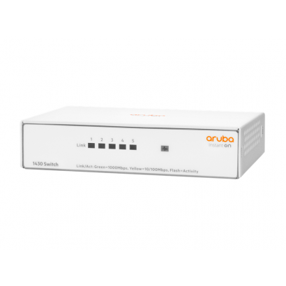 Switch non manageable 5 ports HP Aruba Instant On 1430 5G (R8R44A)