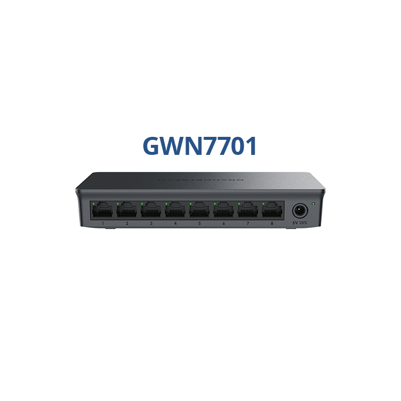 Switch réseau non géré GRANDSTREAM 8 ports Giga (GWN7701)