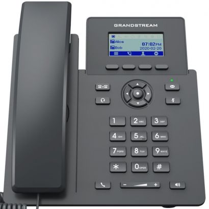 Téléphone IP Grandstream SIP 2 comptes avec écran graphique et alimentation PoE (GRP2601P)