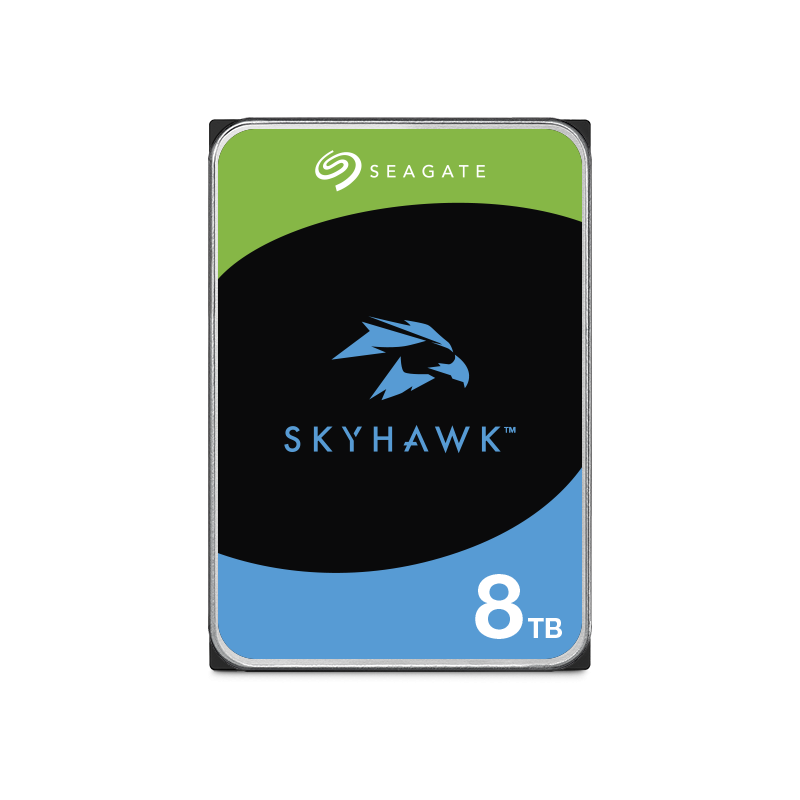 Disque dur interne vidéo Seagate Skyhawk 8 To - 3,5" - SATA - 6 Gb/s - 256 Mo (ST8000VX010)