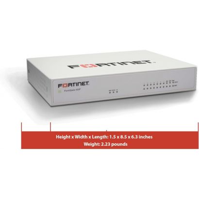 Pare-Feu Fortinet FortiGate-60F Unified Threat Protection (UTP) pendant 12 mois (FG-60F-BDL-950-12)