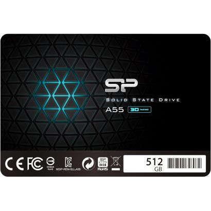 DISQUE DUR SSD 512GB SILICON POWER A55 2.5" (SP512GBSS3A55S25)