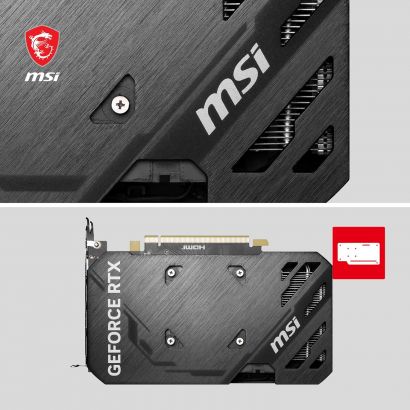 Carte Graphique MSI GeForce RTX 4060 Ti VENTUS 2X BLACK 8G OC (912-V515-077)