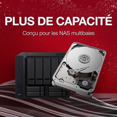 Disque dur interne 3.5" Seagate IronWolf Pro 4 To pour NAS (ST4000NE001)