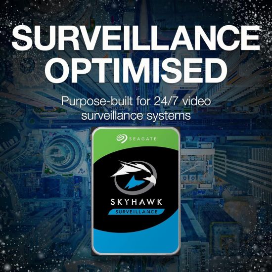DISQUE DUR SATA SEAGATE SKYHAWK 6To. SPÉCIAL VIDÉO SURVEILLANCE