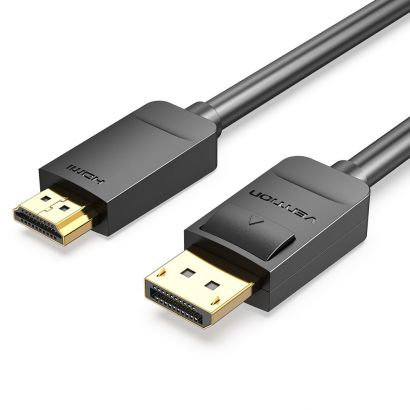 DP to HDMI Cable 2M Black