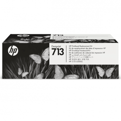 Kit de Remplacement Tête d'Impression HP 713 pour DesignJet T630/T230 (3ED58A)