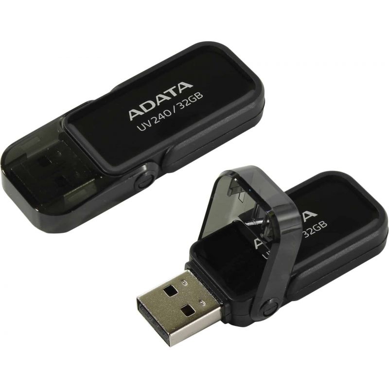 Clé USB Adata UV240 / 64 Go / Noir