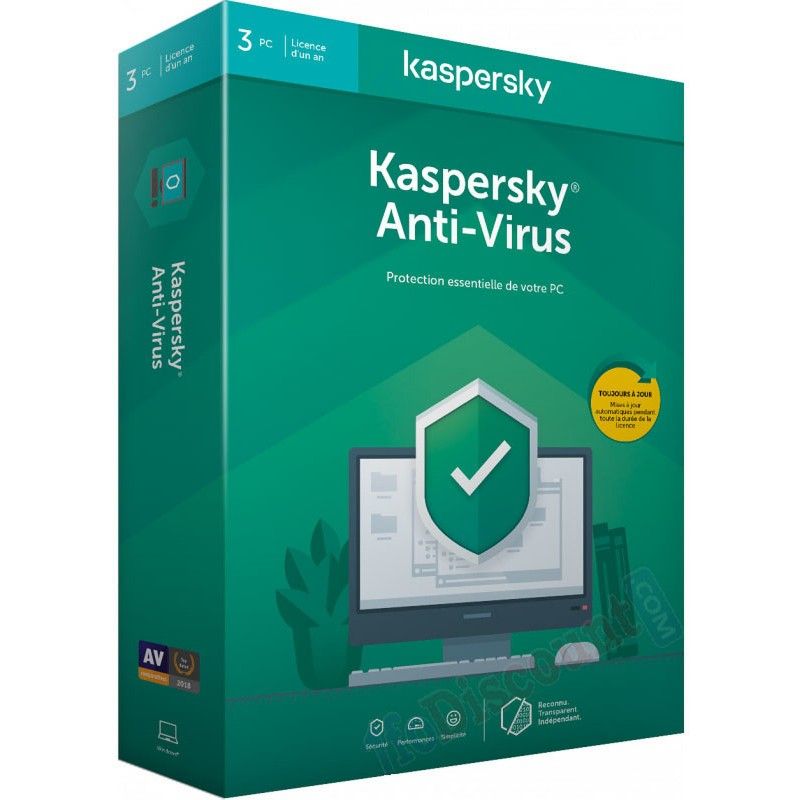 KASPERSKY Antivirus 2020 3 POSTES / 1 AN